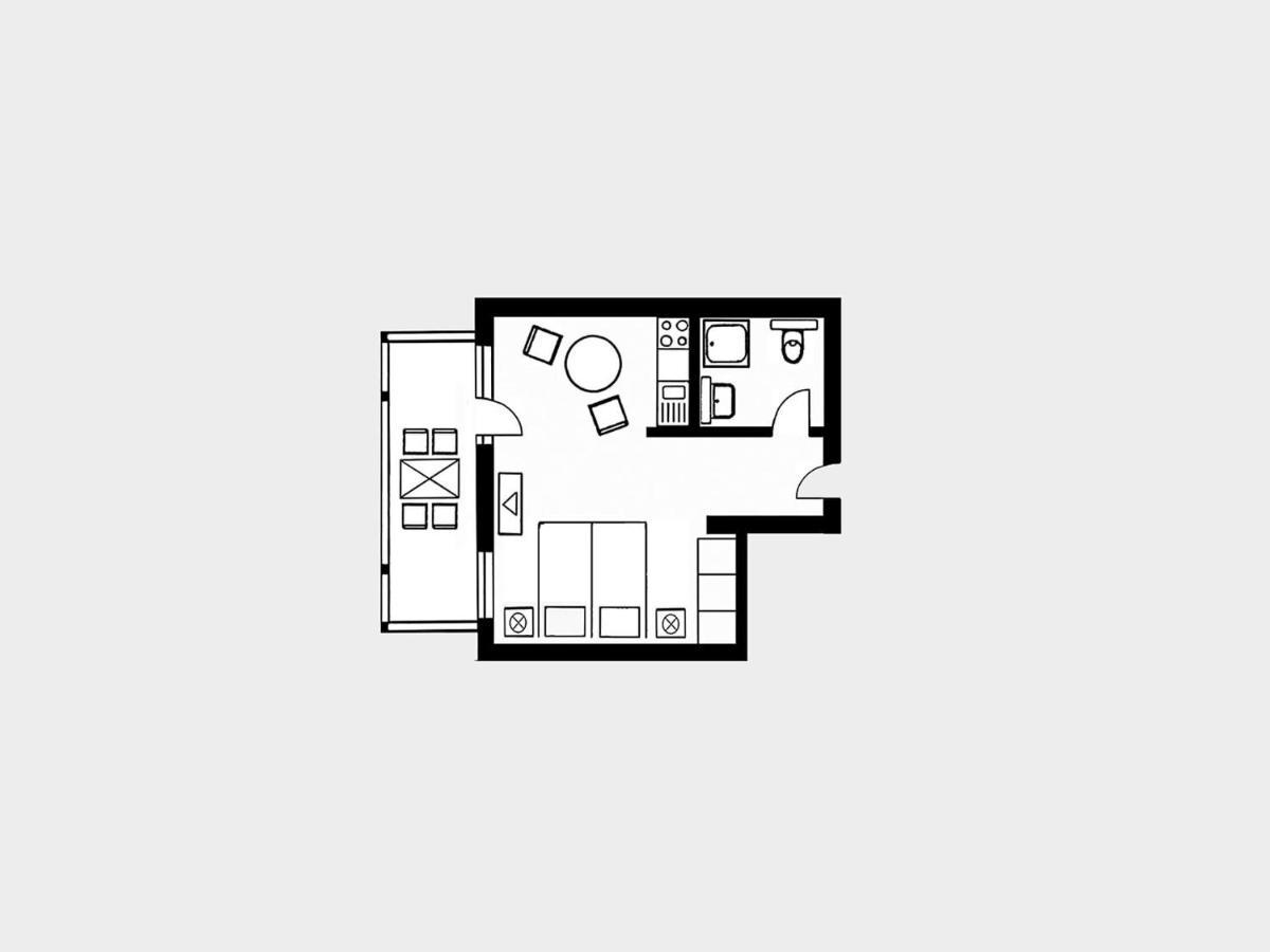 Strandvillen Binz - 1-Raum-Ferienwohnung Mit Balkon Sv-554 Εξωτερικό φωτογραφία